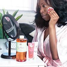 Skin Care Review Pixi Skintreats Glow Tonic Rose Flash Balm And Rose Caviar Essence Pieces Of Onye Beauty Skin Care Routine Pixi Skintreats Skin Care
