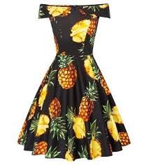 Vintage Pineapple Dress Do You Love Dresses Buy This Pineapple Vintage Dress 60 00 Discount Code In Rockabilly Dress Vintage Rockabilly Dress Pineapple Dress