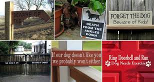 We offer 5,000+ different security signs, all ready to ship in a day. 13 Of The Funniest Beware Of The Dog Signs Ever
