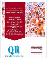 Maintain quality as a continuous strategic goal in business plan at every work process flowing throughout the company. Quality Reputation Sdn Bhd Contact