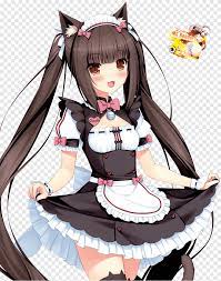 Anime cat maid