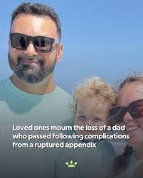 A community is mourning the loss of Dan Marcin, a devoted dad and husband,  who passed following complications from a ruptured appendix earlier this  week.