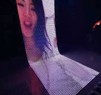 P25 Soft LED Mesh Curtain Display Screen | Lightweight ...