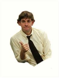 Jim Halpert Thumbs Up Sticker By Dancingmandy96 The Office Stickers Funny Stickers Stickers