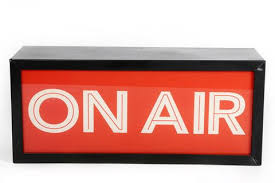 On Air Light Box Second Light Up Signs Light Box On Air Sign