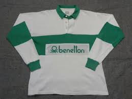A lot of brands get stuck in playing safe with black, grey, navy, white etc. United Colors Of Benetton Vintage United Colors Of Benetton Rugby Polo Jersey