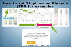 How to set up a stop loss order on binance? How To Set Stop Loss On Binance Exchange By Bitconsul How To Set Stop Loss On Binance Exchange Medium