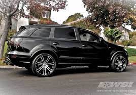 Audi Q7 With 22 Cec C883 Suv In Matte Black Wheels Audi Q7 Audi Q7 Black Audi