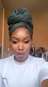 Extra Long Jersey Turban Headband For Women XTREND Extra Long Stretch Head  Wrap