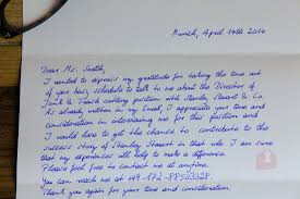 Job Interview Thank You Letter Example Handwritten With Lamy C Fountain Pen Written Thank You Letter Examples Interview Thank You Letter Addressing Envelopes