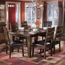 Signature Design By Ashley Larchmont Rectangular Dining Table And 6 Side Chairs Marlo Furniture Furniture Dining Room Table Affordable Dining Room