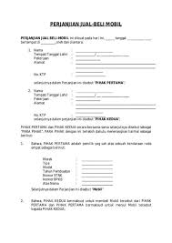 Surat perjanjian jual beli merupakan surat yang dibuat oleh penjual dan pembeli untuk menerangkan atau menjelaskan hak dan kewajiban kedua belah demikianlah yang dapat kami tuliskan tentang contoh surat perjanjian jual beli tanah seperti di atas, pembahasan selanjutnya adalah contoh. Contoh Surat Jual Beli Motor Word Nusagates