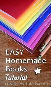 How To Make Homemade Books With Easy Video Tutorial Homemade Books Book Binding Diy Bookbinding Tutorial