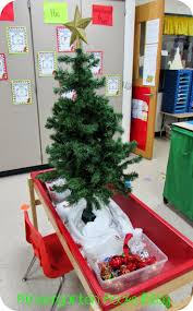 Dramatic Play Decorate A Christmas Tree At Centers During Xmas Put A Bucket Full Of Ornaments Preschool Christmas Christmas Kindergarten Christmas Classroom