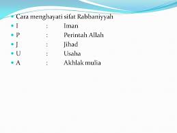 Bela negara memiliki arti yang luas di era milenial ini. Formula Ciri Pandangan Hidup Islam Rabbaniyyah Maksud Spkhnda Ppt Download