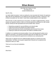Best Accountant Cover Letter Examples Livecareer