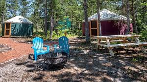 The house operates off the grid and was designed to embrace the outdoors. Camping In The Round In A Yurt Michigan Home And Lifestyle Magazine