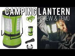 Lighting Ever Rechargeable Portable Led Camping Lantern Review Demo Youtube