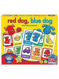 Orchard Toys Red Dog Blue Dog Colour Match Game Orchard Toys Red Dog Blue Dog