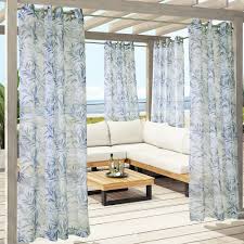 Bathtub cleaning brush home depot. Outdoor Decor Mistral Sheer Outdoor Grommet Curtain Panel 54 W X 84 L In Blue The Home Depot Canada