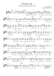 Viel spaß mit dem video😊 Wincent Weiss Frische Luft Sheet Music For Piano Solo Musescore Com