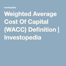 How To Calculate The Weighted Average Cost Of Capital Wacc Cost Of Capital Weighted Average Accounting Classes