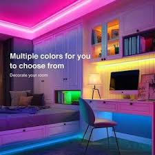 Led Strip Light With Remote Control Colored Lights For Rooms