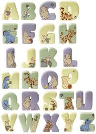 It's one of the first things you're taught in school. Disney Classic Winnie The Pooh Border Fine Art Ceramic Alphabet Letter Letters Fine Art Ceramics Lettering Alphabet Winnie The Pooh
