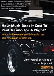 Does it matter how many miles the limousine has to travel? How Much Does It Cost To Rent A Limo For A Night 800 942 6281