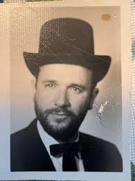 Farnhamville Centennial beard contest winners, 1981. Left to right, Ernest  Dohrman, Derwood Mullins, and Emmett Hoyt. The men of the community had a  "beard permit' and also carried cards stating they "were