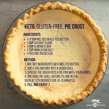 Keto Pie Crust Keto Recipes Easy Foods With Gluten Recipes