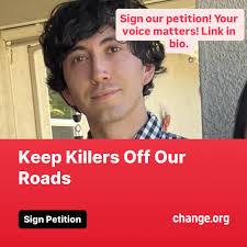 So many of you have asked how you can help, this is it!! We are fighting to  change the unjust law that allows reckless drivers who take an innocent  life, like Connor's,