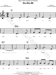 Print And Download Do Re Mi Sheet Music From The Sound Of Music Sheet Music Arranged For Piano V Clarinet Sheet Music Easy Piano Sheet Music Flute Sheet Music