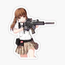 Top 10 anime guys who get all the girls (ft. Girl With Gun Stickers Redbubble