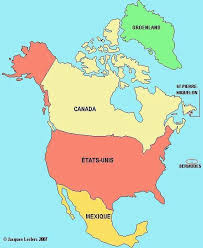 Les Pays De L Amerique Et Les Nationalites David Le Blog Du Cours De Francais Niveau I La Casa De Las Lenguas 2011 2012 Carte Amerique Amerique Et Amerique Du Nord