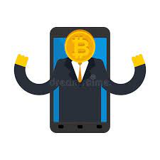 Using bitcoin is the first thing you can do to support bitcoin. Crypto Broker In Phone Online Consultant Bitcoin Advises Client Stock Vector Illustration Of Blockchain Crypto 128762347