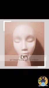 Styrofoam Head Painting Tutorial for Creative Crafts