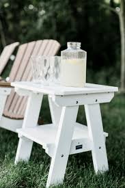 250 This Outdoor End Table Is Perfect For Bbqs And Family Gatherings Our Outdoor Patio Furniture Is Amish Made In 2020 Outdoor End Tables End Tables Poly Furniture