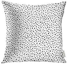 Black And White Pillow Covers Amazon Amazon Com Vanmi Throw Pillow Cover Spot Polka Dot Simple Structure Abstract With Many Sc Decorative Pillow Cases Modern Decorative Pillows Decorative Pillows