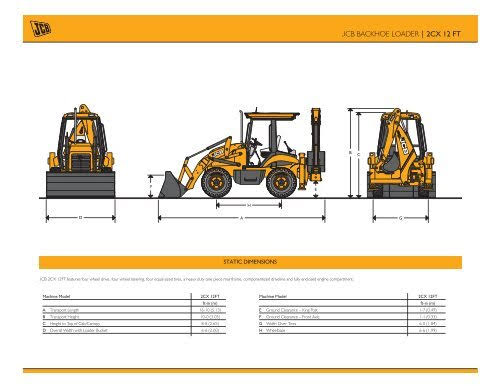 JCB 2CX-12 Backhoe Loader