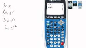 Watch the video explanation about natural logarithm with a calculator | logarithms sharing buttons: Natural Logs On Calculator Ti 84 Calculator Natural Logarithms Youtube