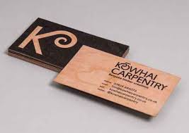 The individual grain and texture of the wood mean that no two cards are alike! Wooden Business Card 38 Design Examples To Get Inspiration From