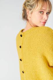 Pull Daisy moutarde : Pull Femme : Le Temps des Cerises