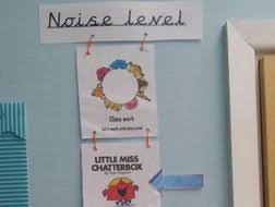 Mr Men Little Miss Noise Level Chart By Lbsch Teaching