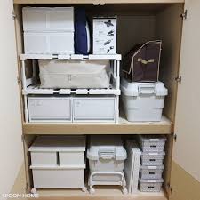 ニトリの押入れ整理ラックのブログ画像 クローゼット 収納 収納 アイデア インテリア 収納