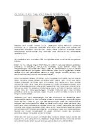 Emosi dan sanggup berkorban untuk negara serta sanggup menghadapi segala cabaran yang. Top Pdf I Globalisasi Dan Cabaran Pendidikan 123dok Com