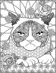 Plus the pages are perforated, so when i finish a picture it's easy to tear out for proud display on the fridge. Adult Colouring Just Cats