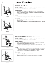 Arm Exercises Bowflex Xtl User Manual Page 40 80
