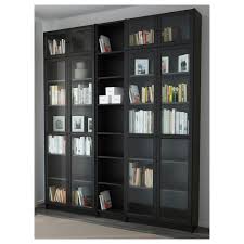 Billy Oxberg Bookcase Black Brown 78 3 4x11 3 4x93 1 4 Ikea Ikea Bucherschrank Billy Oxberg Bucherregal