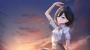 So here's my list of the best girls you'll find in anime sporting that short hair look. 1600x1200 Anime Girl Short Hair School Girl 4k 1600x1200 Resolution Hd 4k Wallpapers Images Backgrounds Photos And Pictures